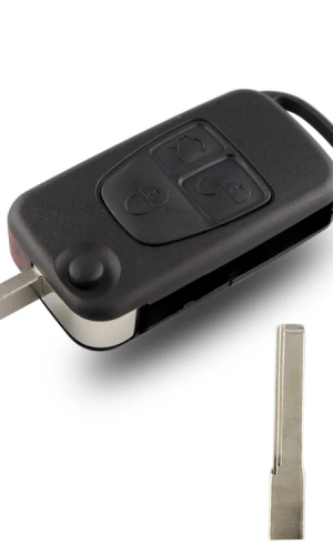 Корпус для дистанционного ключа для Mercedes Benz ML C CL S SL SEL Auto с 3 кнопками откидной складной