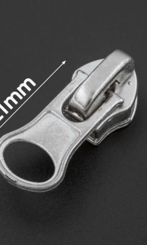 Бегунок N5 на  молнию  цвет метал