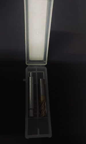 Комплект фреза для вертикальных станков, диаметр: 5 мм титанизированое покрытие + копир двухстороний