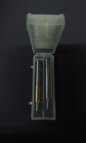 Комплект фреза для вертикальных станков, диаметр: 2.6 мм x 90 титанизированое покрытие + копир