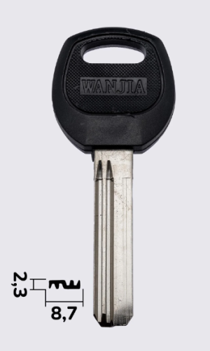 BAODEAN с пластиковой ручкой, короткий, без упора (латунь)