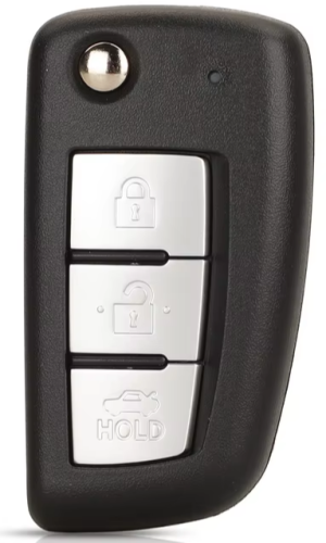 Корпус ключа на 3 кнопки Nissan Qashqai J11 Pulsar C13 Juke F15 X-Trail T32 Micra