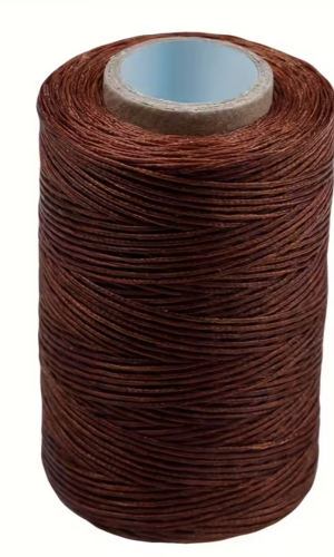 260 метров Цвет коричневый восковая нить для шитья кожи, нить для обивки, 0,8 мм плоская восковая нить для переплета/ремонта обуви/проектов по кожи