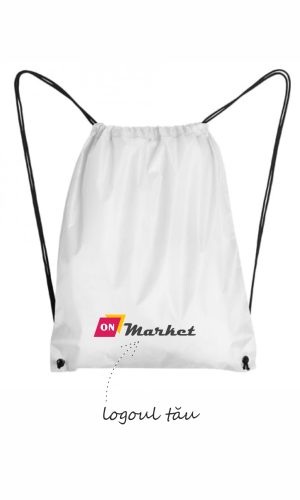 Персонализированная спортивная сумка / Rucsac alb R2 34x42 cm