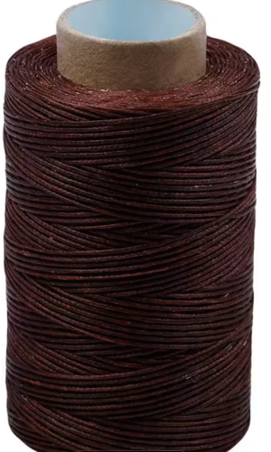 Нитка вощенная Толщина: 0.8мм Длина: 260м Цвет:тёмно-коричневый