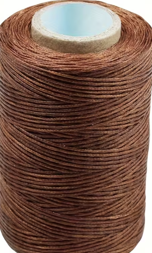 Нитка вощенная Толщина: 0.8мм Длина: 260м Цвет:Кофейный цвет