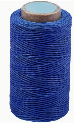 Нитка вощенная Толщина: 0.8мм Длина: 260м Цвет:Синий